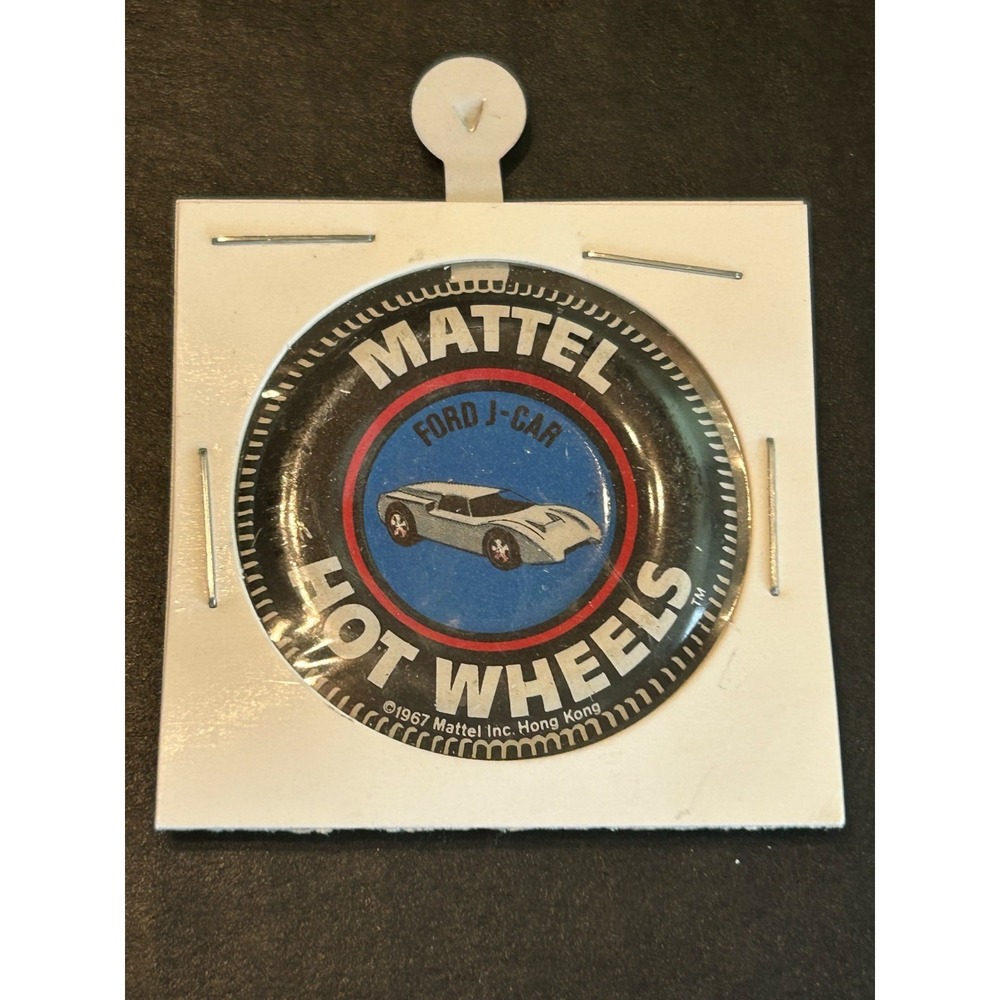 Hot Wheels Redline Ford J-Car Button